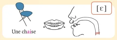 発音記号 - ɛ - chaise