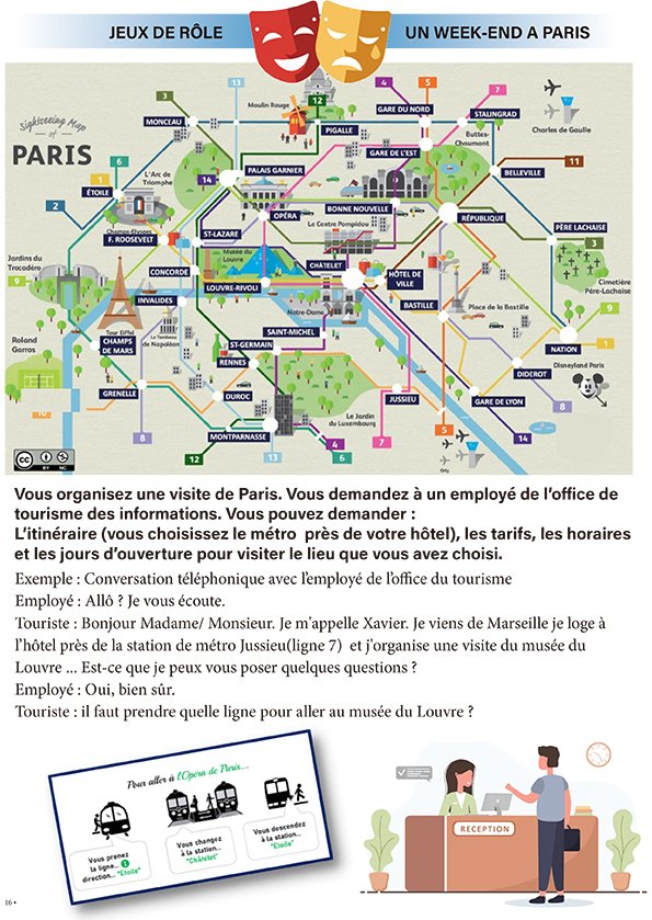 エコールサンパのフランス語教材「時制に強くなる」の2ページ目